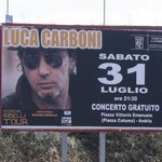 Amministrazione Giorgino: sabato 31 luglio concerto di Luca Carboni per i cento giorni di giochi in Piazza Catuma